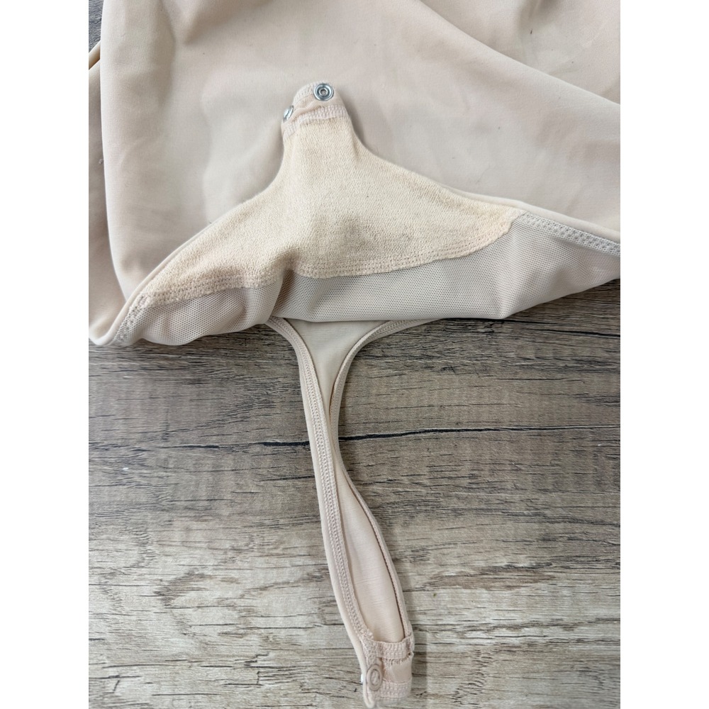 Wolford 535806M Nude Shapewear Bodysuit Molded Underwire Cup D Size S - Picture 4 of 7